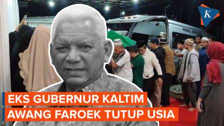 Eks Gubernur Kaltim Awang Faroek Meninggal Dunia pada Usia 76 Tahun