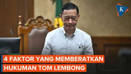 4 Hal yang Memberatkan Vonis Tom Lembong