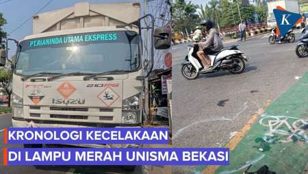 Kronologi Kecelakaan Maut Di Unisma Bekasi, Truk Hantam Motor