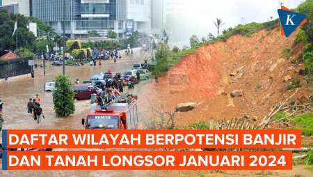 Waspada Potensi Banjir dan Tanah Longsor Januari 2024 Ini