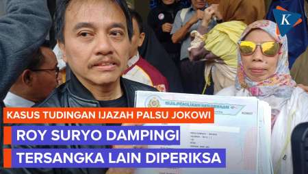 Kasus Ijazah Jokowi, Roy Suryo Dampingi Tersangka Lain Diperiksa Polisi