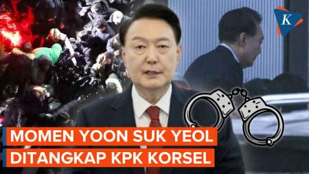 Detik-detik Presiden Yoon Suk-yeol Ditangkap KPK Korea Selatan di Rumahnya