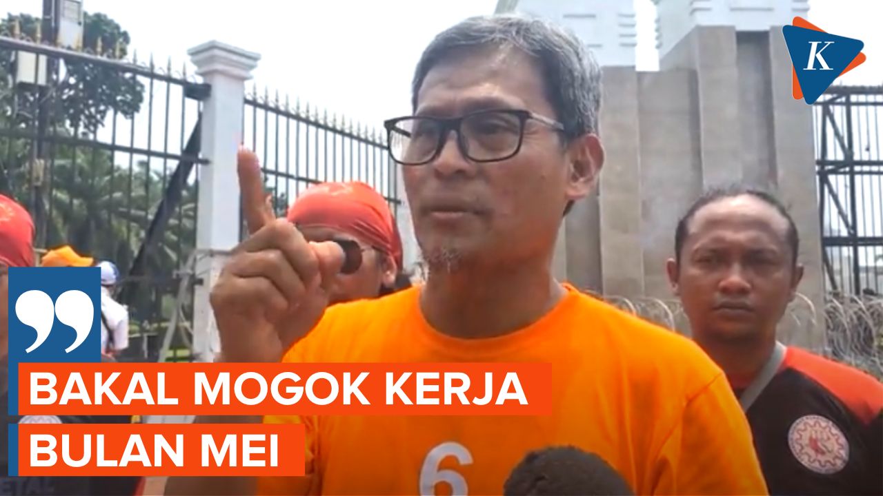 Ratusan Buruh Gelar Demo di DPR, Tolak Perppu Ciptaker dan Tuntut Sahkan RUU PPRT