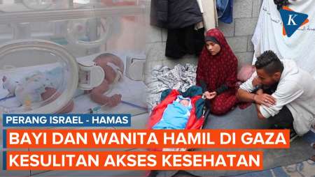 Ibu Hamil di Gaza dan Bayi Baru Lahir Berjuang di…