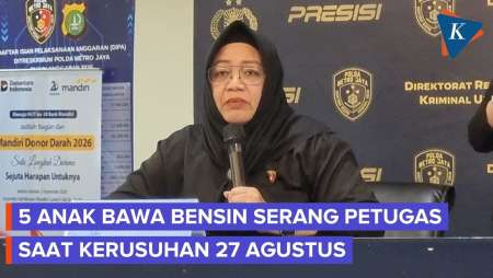 Polisi Ungkap Peran 5 Anak Bawa Bensin yang Serang Petugas di Pejompongan