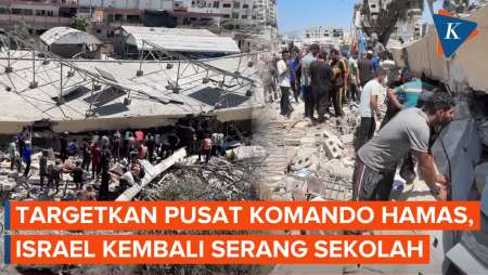 Lagi-lagi Sekolah di Gaza Jadi Sasaran Israel, 12 Orang Tewas