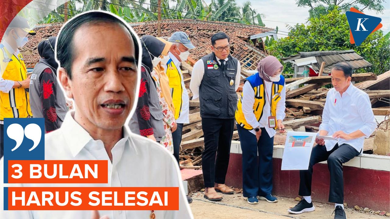 Presiden Jokowi Minta Perbaikan Sekolah di Cianjur Selesai 3 Bulan