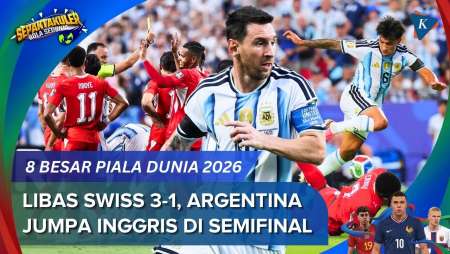 Hasil Argentina Vs Swiss 3-1: Messi Cetak Rekor, Albiceleste Ke Semifinal Tantang Inggris