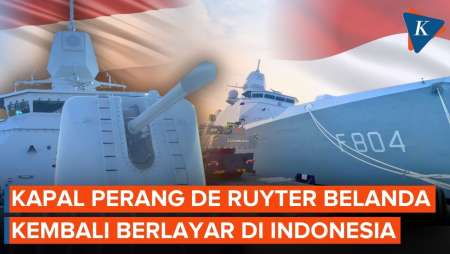 Kapal Perang Belanda yang Pernah Tenggelam di Laut Jawa Ini Kembali Berlayar ke Indonesia