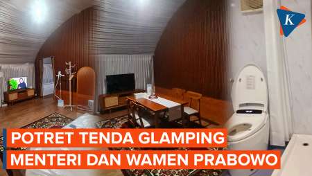 Penampakan Tenda Tempat Menginap Para Menteri Prabowo di Magelang