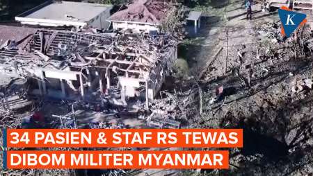 Militer Myanmar Mengebom RS di Rakhine, Tewaskan 34 Pasien dan Staf Medis