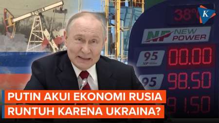 Putin Akui Ekonomi Rusia Tekor Usai Ukraina Tingkatkan Serangan