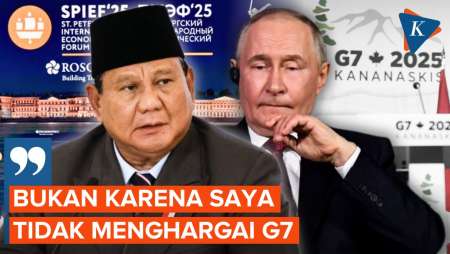 Prabowo di Hadapan Putin, Ungkap Alasan Tak Hadiri KTT G7 dan Pilih ke SPIEF