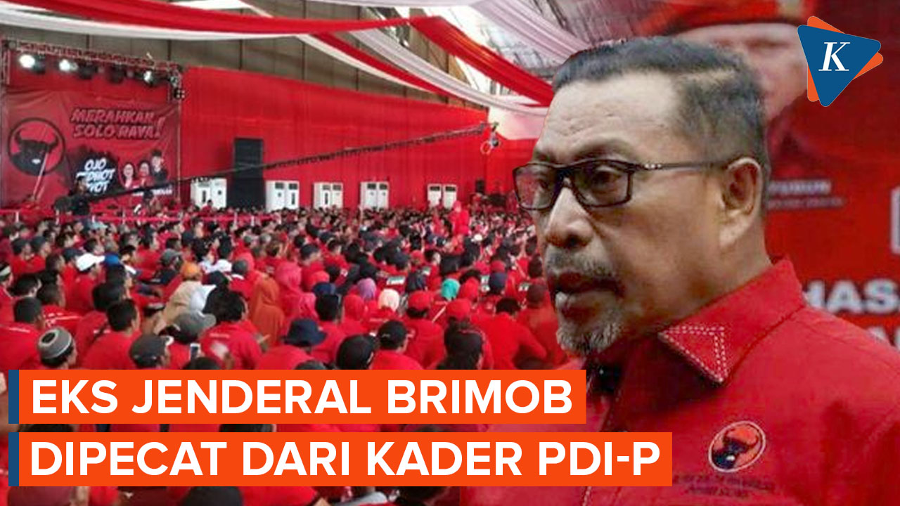 PDI-P Dipastikan "Pecat" Mantan Jenderal Brimob dari Partai Banteng