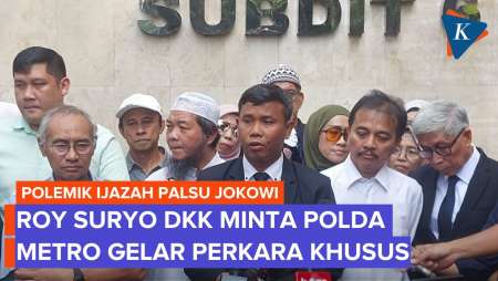 Roy Suryo Dkk Datang Lagi ke Polda Metro Jaya soal Ijazah Jokowi