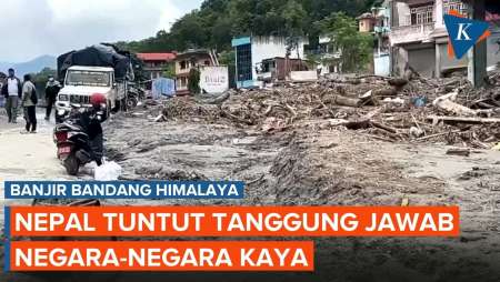 Nepal Tagih Tanggung Jawab Negara Kaya Atas Banjir Bandang Himalaya