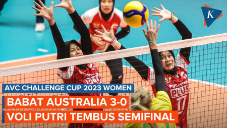 Hasil Timnas Voli Putri, Tembus Semifinal AVC Challenge Cup Usai Babat Australia 3-0