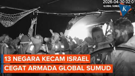 13 Negara Termasuk RI Kecam Israel Cegat Armada Global Sumud Yang Menuju Gaza