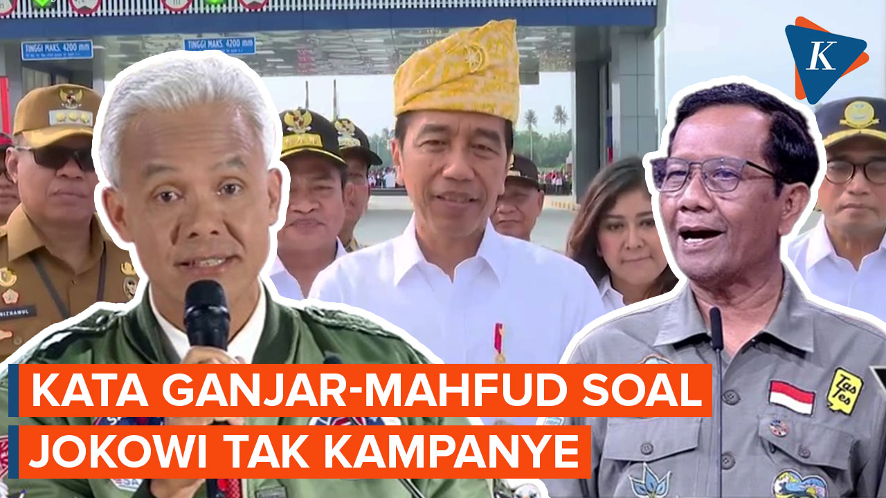Ganjar Hormati Jokowi Tak Kampanye, Mahfud &ldquo;No Comment&rdquo;