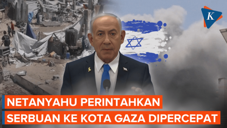 Abaikan Perundingan, Netanyahu Perintahkan Operasi Kuasai Kota Gaza Dipercepat
