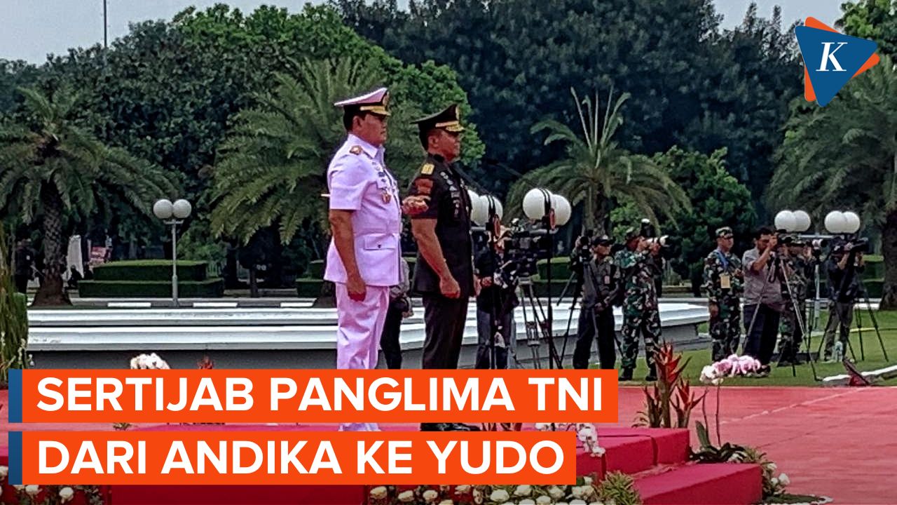 Meriahnya Momen Sertijab Panglima TNI dari Andika Perkasa ke Yudo Margono