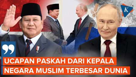 Dapat Ucapan Paskah Ortodoks, Putin Sanjung Prabowo di Istana Kremlin