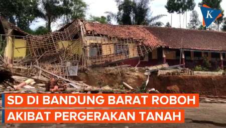 Tanah di Bandung Barat Bergerak: 10 Bangunan Hancur, Zona Merah Ditetapkan