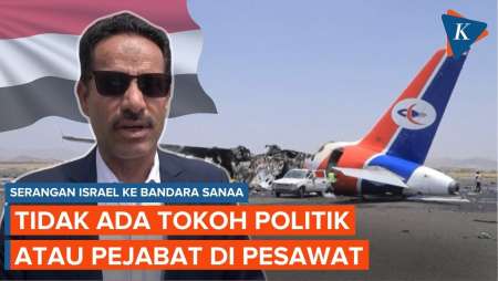 Pihak Bandara Sanaa Pastikan Tak Ada Korban Jiwa di Pesawat Yaman yang Diserang Israel