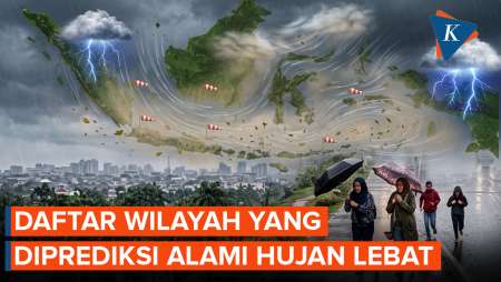 Potensi Hujan Lebat Dan Angin Kencang Hingga 7 September 2026, Ini Daftar Wilayahnya