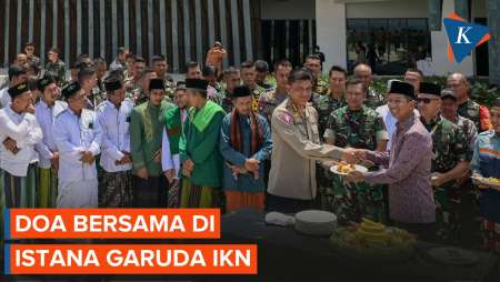 Doa Bersama di Istana Garuda IKN