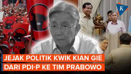 Jejak Politik Kwik Kian Gie, Politikus PDI-P yang Gabung Tim Prabowo di Pilpres 2019