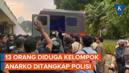 13 Orang Diduga Kelompok Anarko Ditangkap, Polisi: Provokatif