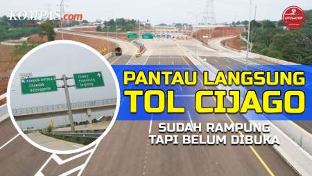 Pantau Langsung Tol Cijago Yang Sudah Rampung