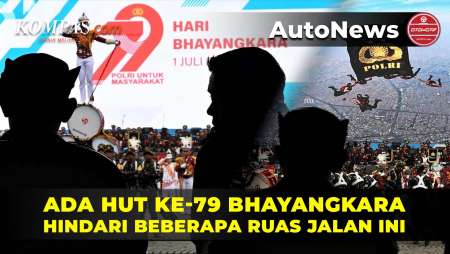 Ada HUT ke-79 Bhayangkara, Hindari Ruas Jalan Berikut Ini