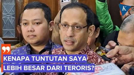 Sakit Hati Dituntut 18 Tahun Penjara, Nadiem: Kenapa Lebih Besar Dari Pembunuh Dan Teroris?