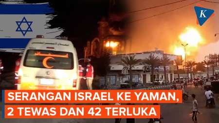 Israel Serang Yaman Balas Houthi, 2 Orang Tewas dan 42 Orang Terluka di Hodeidah