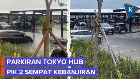 Banjir Rendam Mobil Di Parkiran Tokyo Hub PIK 2, Kini Sudah Surut