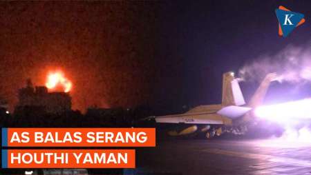 Jet Tempur AS Lepads Landas!  Balas Serang Houthi