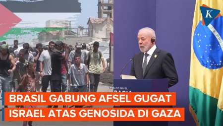Brasil Gabung Afrika Selatan, Gugat Israel atas Genosida di Gaza