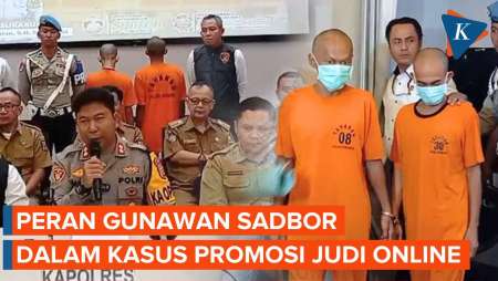 Polisi Ungkap Peran Gunawan Sadbor dalam Kasus Promosi Situs Judi Online