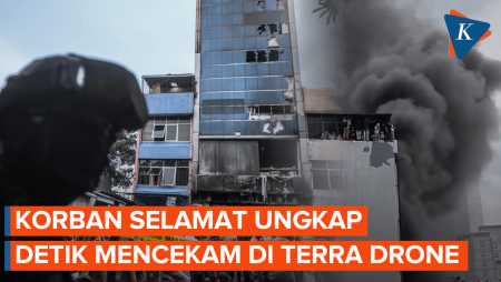 Cerita Korban Selamat Kebakaran Gedung Terra Drone, Bos Meninggal Di Tempat
