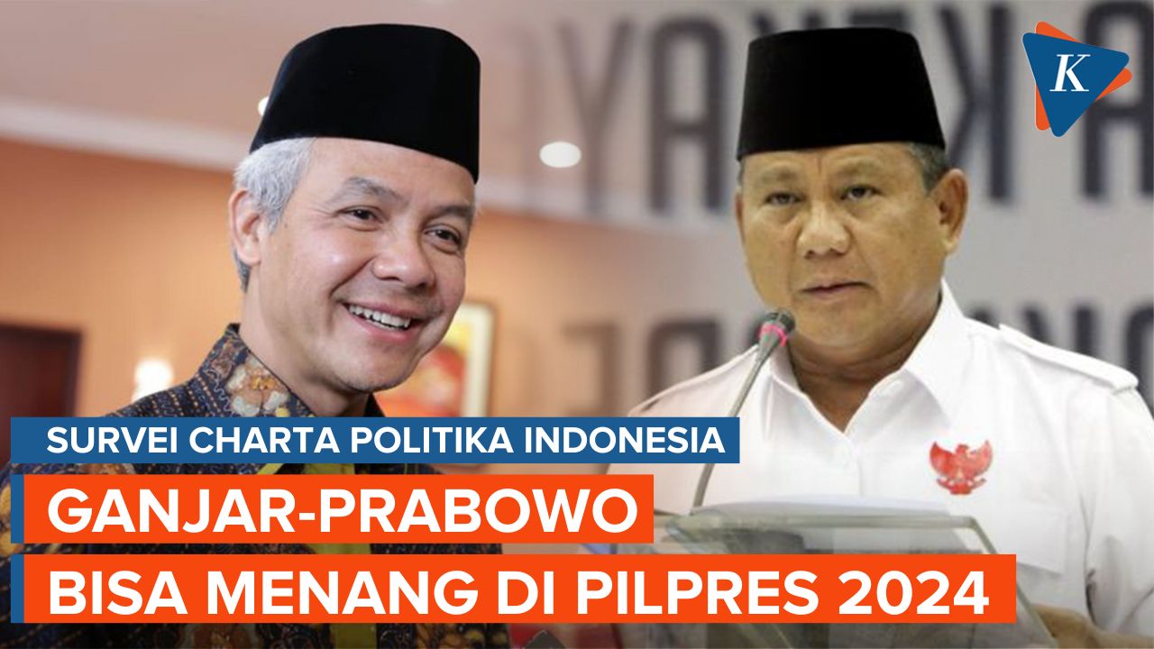 Survei Charta Politika Sebut Ganjar Berpotensi Menang Satu Putaran jika Gandeng Prabowo