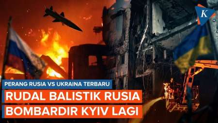 Rudal Rusia Bombardir Kyiv Lagi Setelah KTT NATO Dibuka