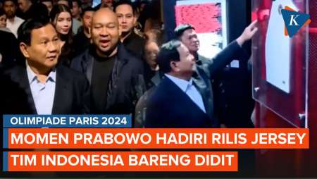 Prabowo Hadiri Rilis Jersey Indonesia untuk Olimpiade Paris 2024 Bareng Didit