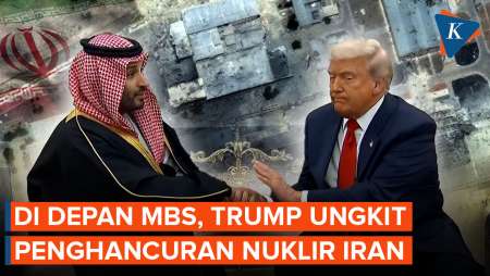 Di Depan MBS, Trump Banggakan Penghancuran Nuklir Iran Saat Perang 12 Hari