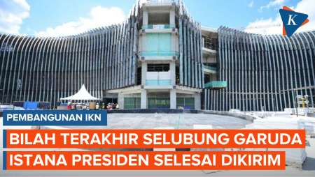 Pengiriman Bilah Selubung Garuda Istana Presiden di IKN Tuntas