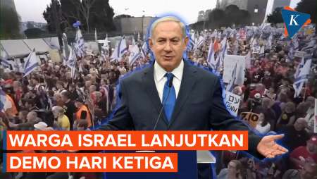 Warga Israel Tak Gentar, Padati Gedung Knesset Yerusalem Minta Pemilu Baru
