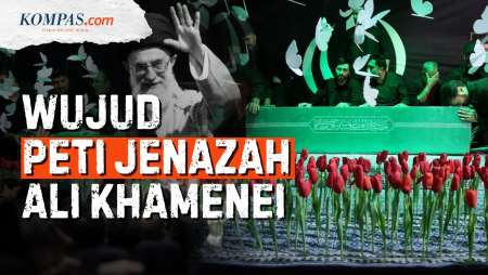 Penampakan Peti Jenazah Ali Khamenei Jelang Upacara Pemakaman