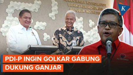 Usai Pertemuan Ganjar-Airlangga, PDI-P Akui Ingin Golkar Gabung Koalisi