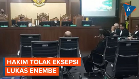 Eksepsi Lukas Enembe Ditolak, Sidang Tetap Dilanjutkan